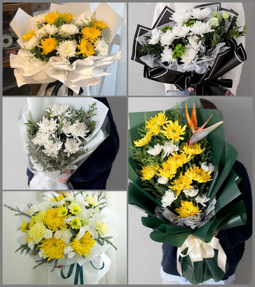 江苏泰州靖江市斜桥镇白事花束代送
